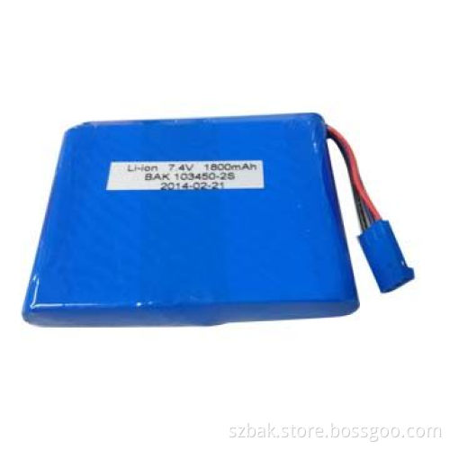 Li-ion Battery with 7.4V Voltage and 1800mAh Current